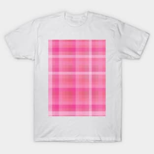 Pale Pink Plaid T-Shirt